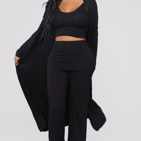 Fashion Nova Other - 3 Piece Ribbed Pant Set